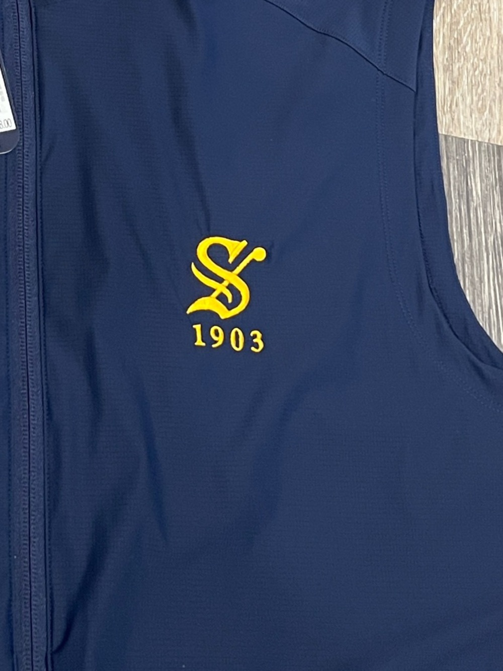 Johnnie-o Zimmer navy blue golf performance vest size Medium NWT - Picture 3 of 6